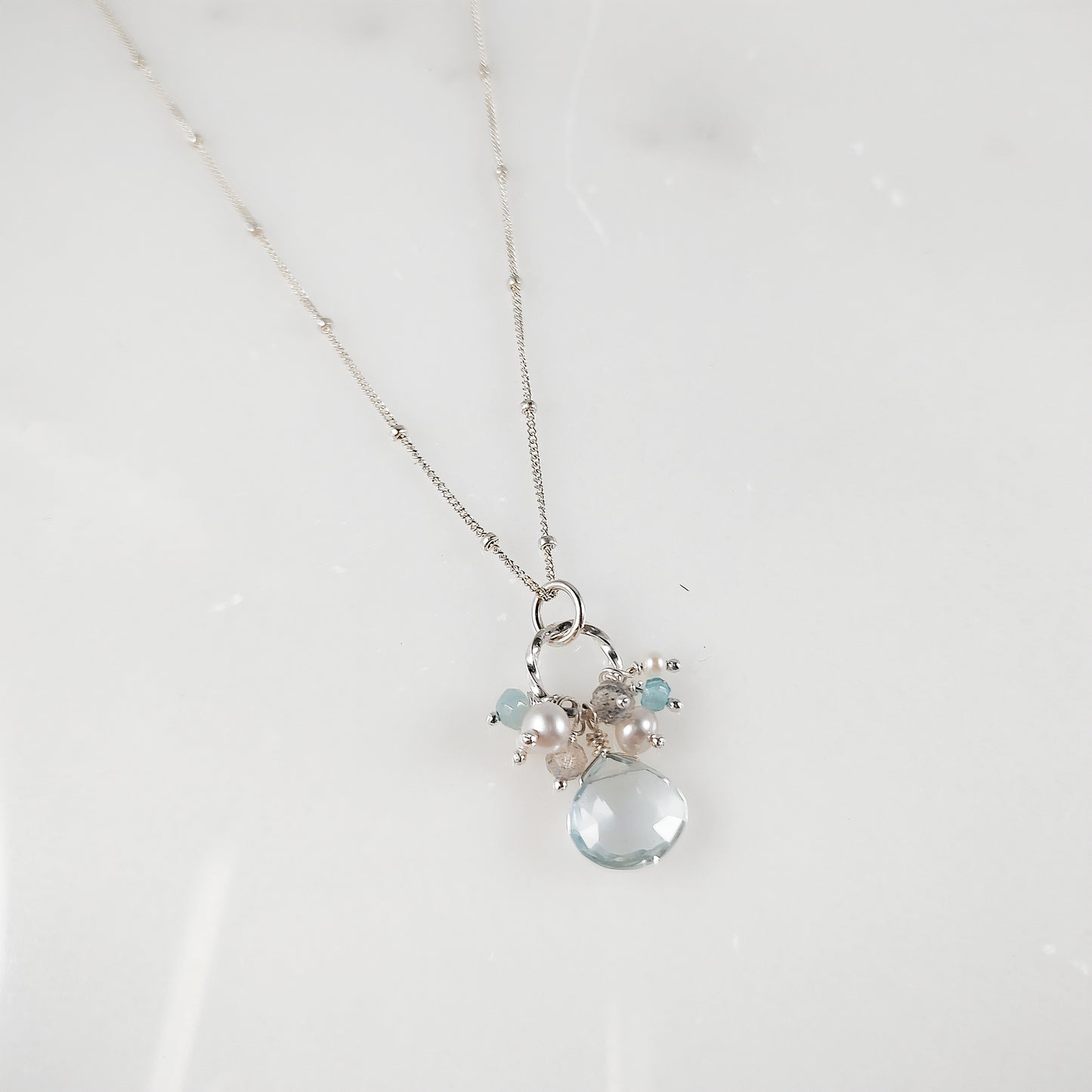 Hydroquartz Cluster Necklace