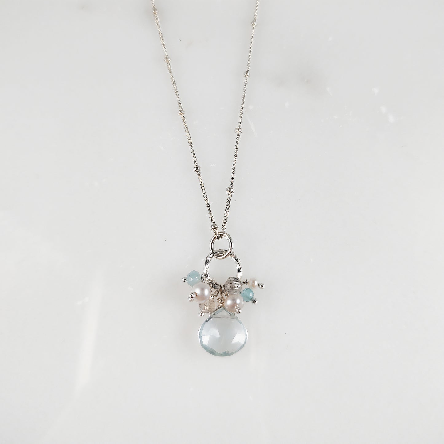 Hydroquartz Cluster Necklace