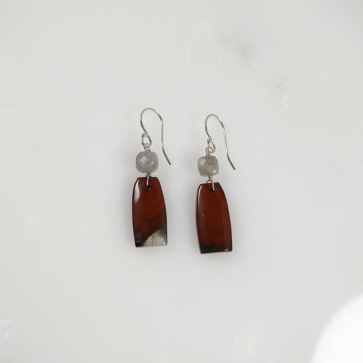 African Bloodstone Earrings