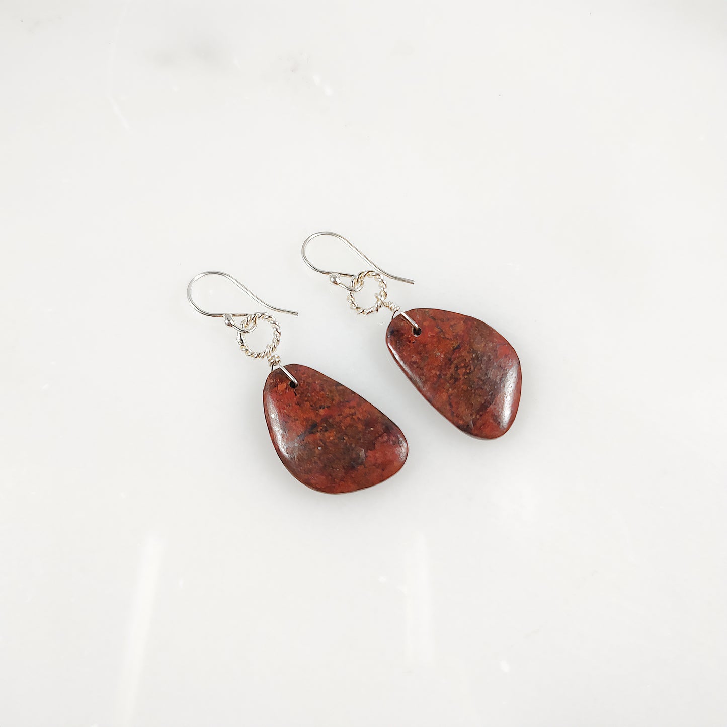 Red Creek Jasper Drop Earrings