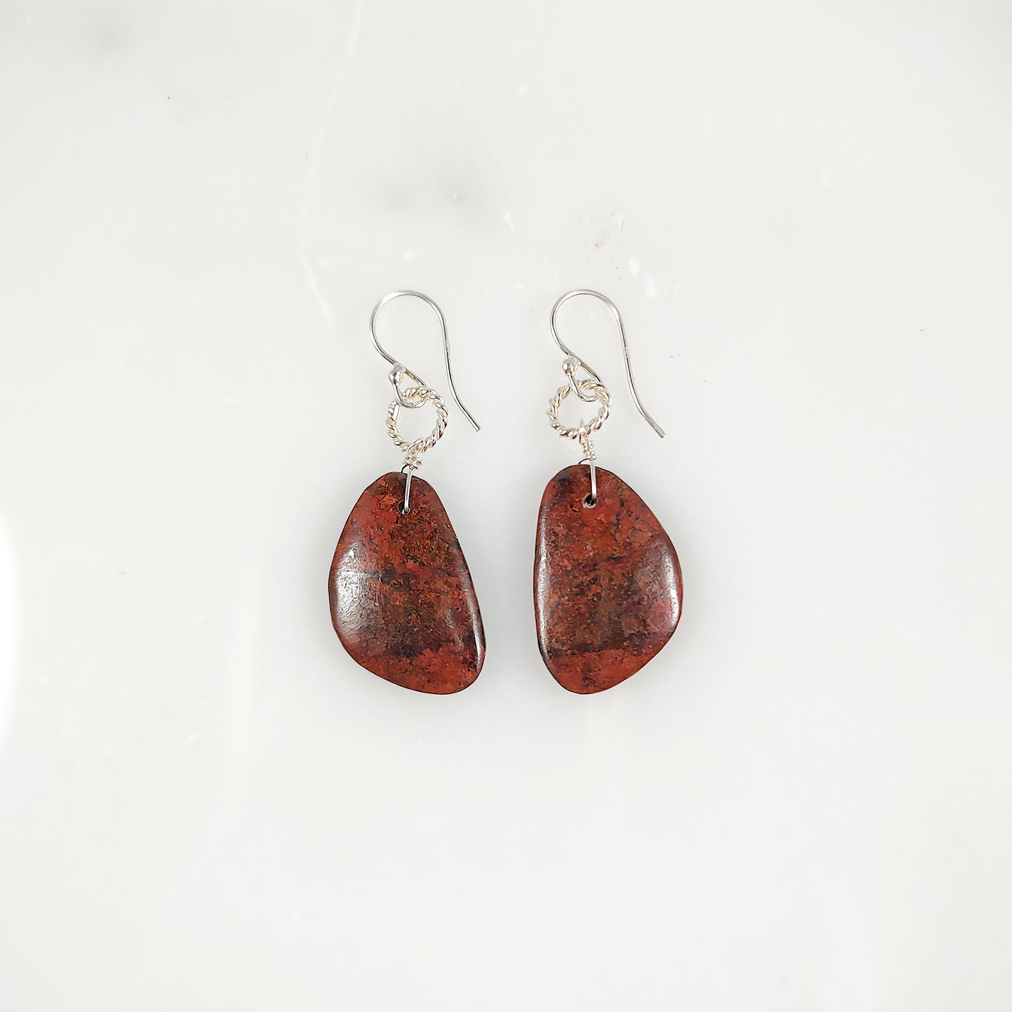 Red Creek Jasper Drop Earrings