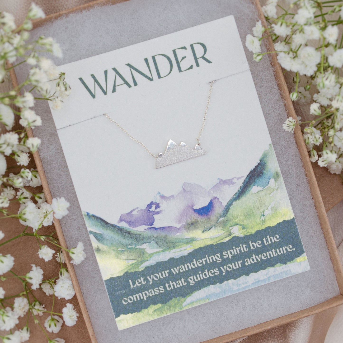 WANDER - Mountain Range Necklace